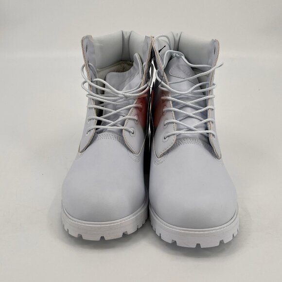 Lugz Convoy 6-Inch Boot Size 8.5W White Faux Leather Wide Water Resistant - Picture 3 of 16